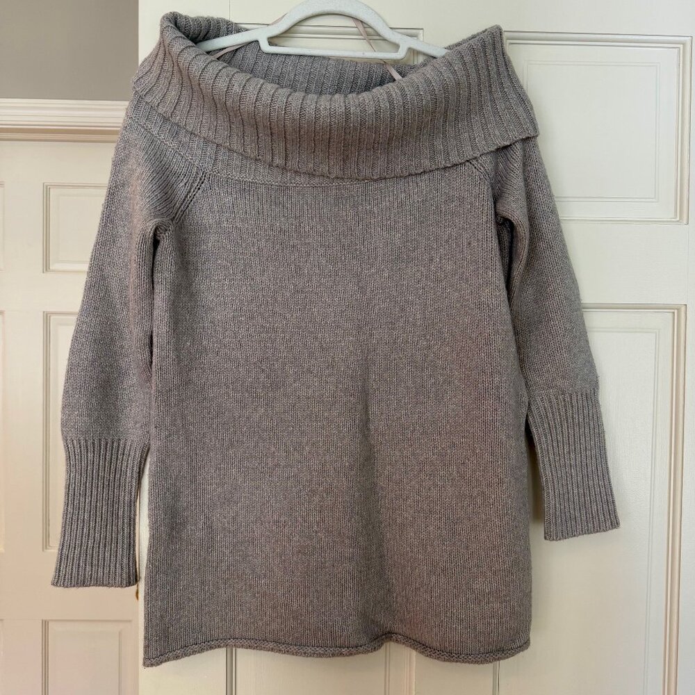Rebecca Minkoff Grey Off the Shoulder Sweater